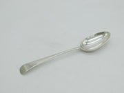 George III Sterling Silver 'E' Initial Serving Spoon Antique 1768 London