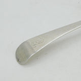 George III Sterling Silver 'E' Initial Serving Spoon Antique 1768 London