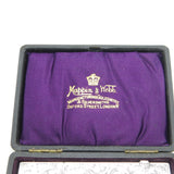 Victorian Sterling Silver Card Case with Mappin & Webb Original Box 1876 Antique