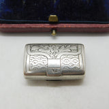 Regency Sterling Silver Vinaigrette Box by William Simpson Antique Georgian 1835