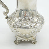 William IV Sterling Silver Floral Acanthus Pattern Cream Jug Antique 1835 London