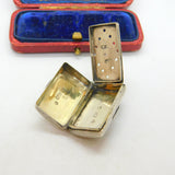 Regency Sterling Silver Vinaigrette Box by William Simpson Antique Georgian 1835