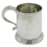 George II Sterling Silver Tankard Mug Antique 1735 London