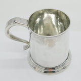 George II Sterling Silver Tankard Mug Antique 1735 London