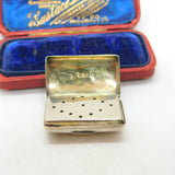 Regency Sterling Silver Vinaigrette Box by William Simpson Antique Georgian 1835