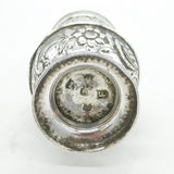 George I Sterling Silver Floral Muffineer Sugar Caster Antique 1721 London