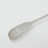 Irish Georgian Sterling Silver Rat Tail Serving Spoon 1814 Dublin Samuel Neville