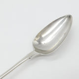 Irish Georgian Sterling Silver Rat Tail Serving Spoon 1814 Dublin Samuel Neville