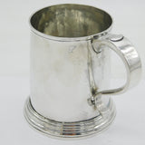 George II Sterling Silver Tankard Mug Antique 1735 London