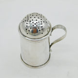 George II Sterling Silver Kitchen Pepper Shaker Antique 1737 London