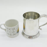 George II Sterling Silver Tankard Mug Antique 1735 London