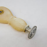 19th Century French Sterling Silver & Mother of Pearl Desk Seal Antique c1820