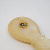 19th Century French Sterling Silver & Mother of Pearl Desk Seal Antique c1820