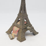 19th Century French Metal Novelty Eiffel Tower Paris Souvenir Tape Measure c1890