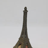 19th Century French Metal Novelty Eiffel Tower Paris Souvenir Tape Measure c1890