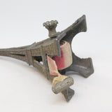 19th Century French Metal Novelty Eiffel Tower Paris Souvenir Tape Measure c1890