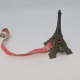 19th Century French Metal Novelty Eiffel Tower Paris Souvenir Tape Measure c1890