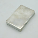 Victorian 800 Silver & Enamel Erotic Lady Decoration Snuff Box c1880 Antique