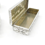 Victorian Sterling Silver Four-Piece Dressing Set 1896 London William Comyns
