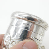 Victorian Sterling Silver Four-Piece Dressing Set 1896 London William Comyns