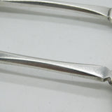 Central School of Arts & Crafts Boxed Pair of Sterling Silver Abalone Spoons 1938 London