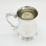 George II Sterling Silver Baluster Pint Tankard Antique 1747 London Thomas Whipham