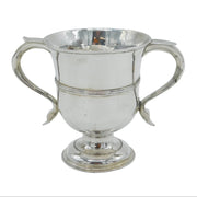 George III Sterling Silver Two-Handled Loving Cup Antique 1770 London
