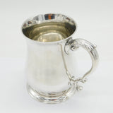 George II Sterling Silver Baluster Pint Tankard Antique 1747 London Thomas Whipham