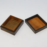 Victorian Tunbridge Ware Queen Victoria Penny Black Stamp Box Antique c1860