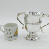 George III Sterling Silver Two-Handled Loving Cup Antique 1770 London