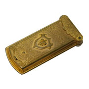 19th Century 'Quadruple Golden Casket' Fleur-De-Lis Etui Needle Case Antique