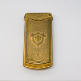 19th Century 'Quadruple Golden Casket' Fleur-De-Lis Etui Needle Case Antique