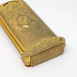 19th Century 'Quadruple Golden Casket' Fleur-De-Lis Etui Needle Case Antique