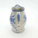 Georgian Blue & White Glazed 'Thomas Holms 1798' Water Jug Antique Early