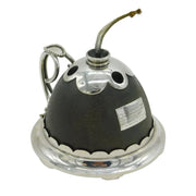 Victorian Sterling Silver & Ostrich Egg Lord William Cecil Presentation Table Lighter Antique