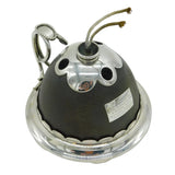 Victorian Sterling Silver & Ostrich Egg Lord William Cecil Presentation Table Lighter Antique