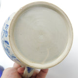 Georgian Blue & White Glazed 'Thomas Holms 1798' Water Jug Antique Early
