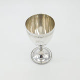 Victorian Sterling Silver Crested Chalice Or Goblet Antique 1866 London Engraved