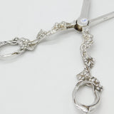 Pair of Victorian Style Sterling Silver Grape Scissors Vintage 1988 Birmingham