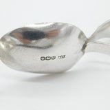 Sterling Silver Mother Hen & Chick Baby Pusher & Feeder 1938 Sheffield Antique
