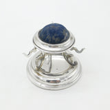 Edwardian Sterling Silver Pin Cushion & Ring Tree Stand 1909 London Antique