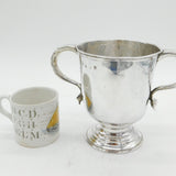 George I Britannia Standard Silver Loving Cup Antique 1721 London by William Paradise