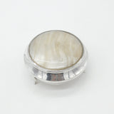 Sterling Silver Trinket Jewellery Box with Mother of Pearl Lid 1926 Birmingham