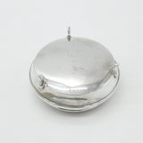Sterling Silver Trinket Jewellery Box with Mother of Pearl Lid 1926 Birmingham