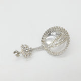 Early Victorian Dutch Sterling Silver Tea Caddy Spoon Antique c1850