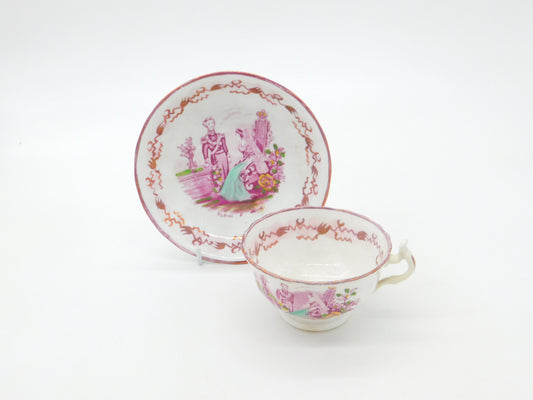 Queen Victoria & Prince Albert Royal Wedding Commemorative Cup & Saucer 1840