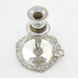 William IV Sterling Silver Novelty Harlequin Candle Taperstick Antique London