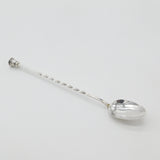 Millenium Year Sterling Silver Long Stem Cocktail Mixing Spoon Vintage 2000