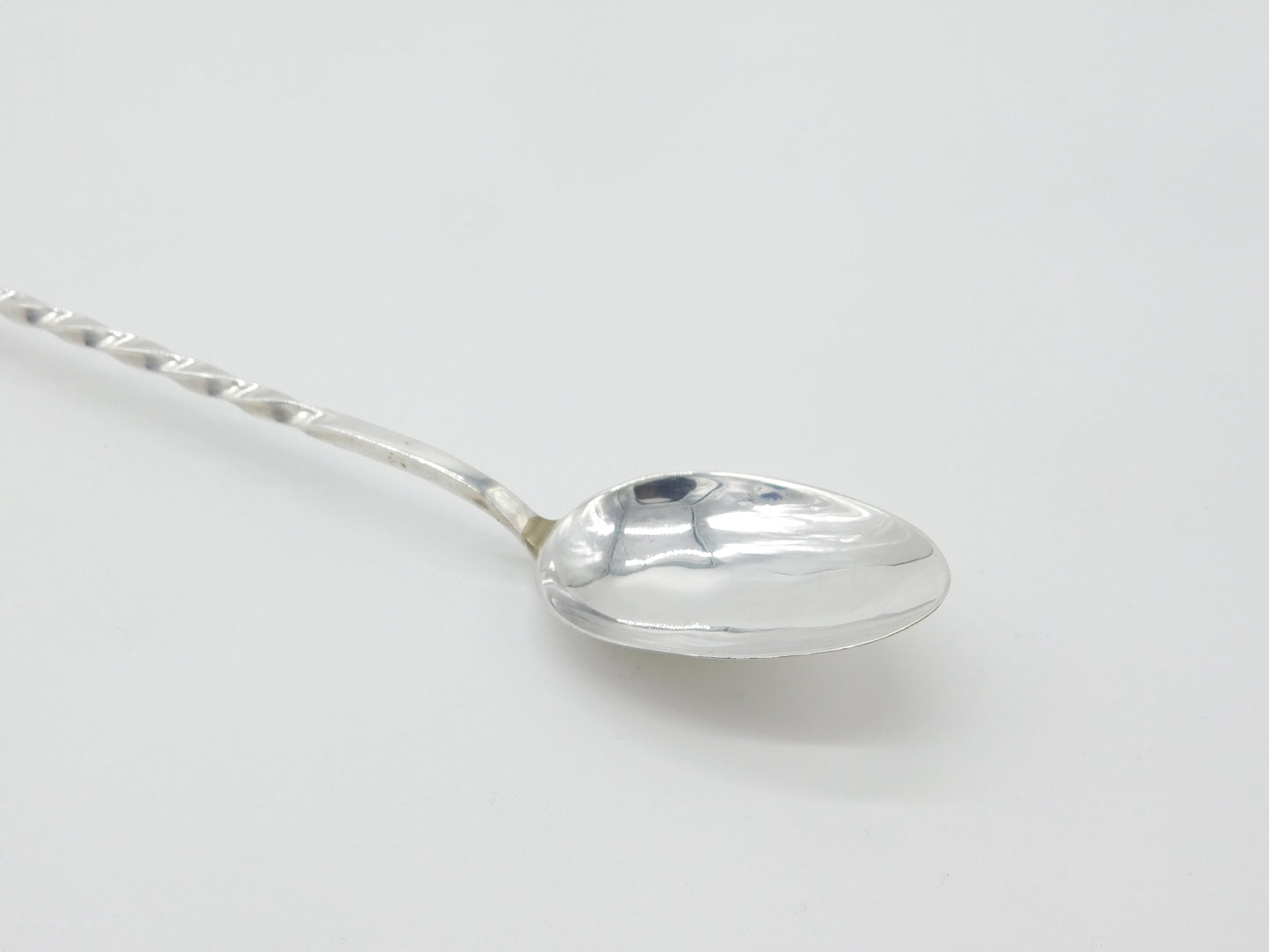 Millenium Year Sterling Silver Long Stem Cocktail Mixing Spoon Vintage 2000