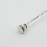 Millenium Year Sterling Silver Long Stem Cocktail Mixing Spoon Vintage 2000